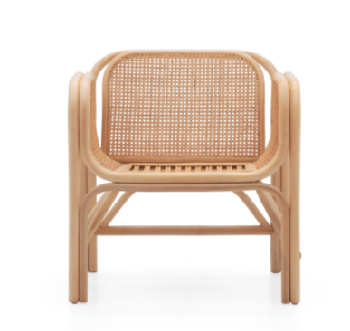 Outdoor furniture natural rattan cane armchair