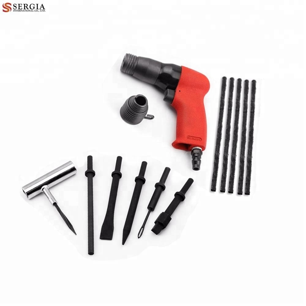 Taiwan Pneumatic Hammer Chisel Tire Repair String Motorcycle Flat Tire Repair Kit