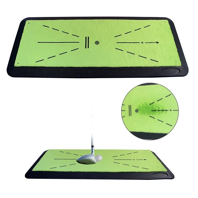 Factory Price Golf Hitting Mat Indoor Practice Golf Training Mat Custom Golf Swing Mat