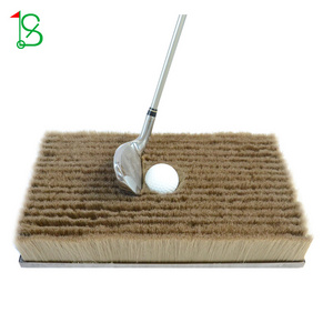 Mini Golf Swing Mats Anti-Slip Soft Golf Hitting Mat Fried Egg Golf Bunker Mat for Indoor Practice