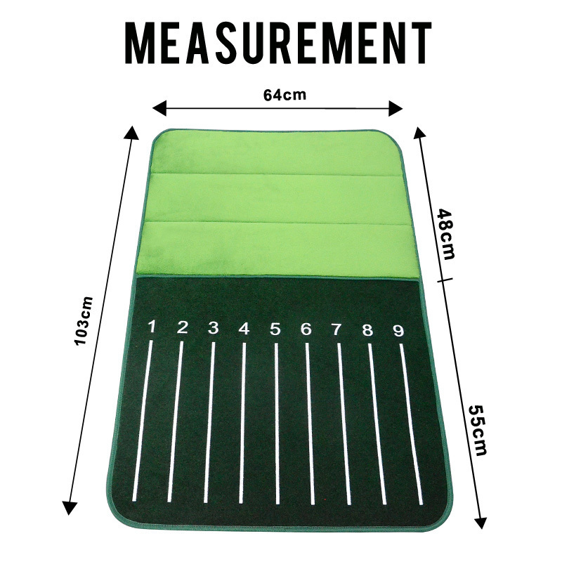 New Design Driving Range Golf Hitting Teaching Mat Golf Swing Training Mat For Swing Detection