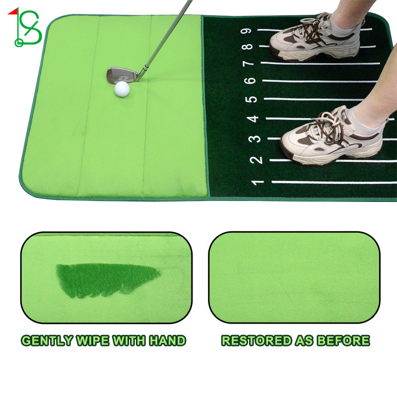 New Design Driving Range Golf Hitting Teaching Mat Golf Swing Training Mat For Swing Detection