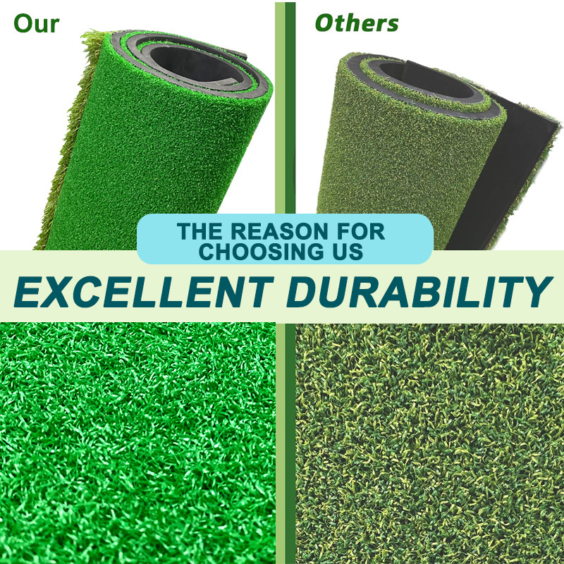 Wholesale Impact Golf Backyard Driving Swing Practice Mat with Fairway Turf 5x4ft Thickening Golf Hitting Mats