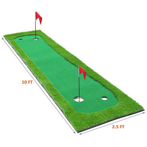 RTS 2.5FT*10FT Outdoor Indoor Portable Mini Golf Trainer Course  Putting Green Mat