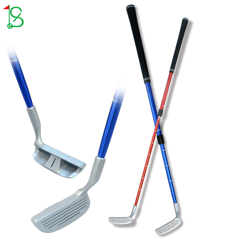 Metal Golf Practice Club Training Aids Rubber Non-slip Grip Adjustable Length Golf Putting Club