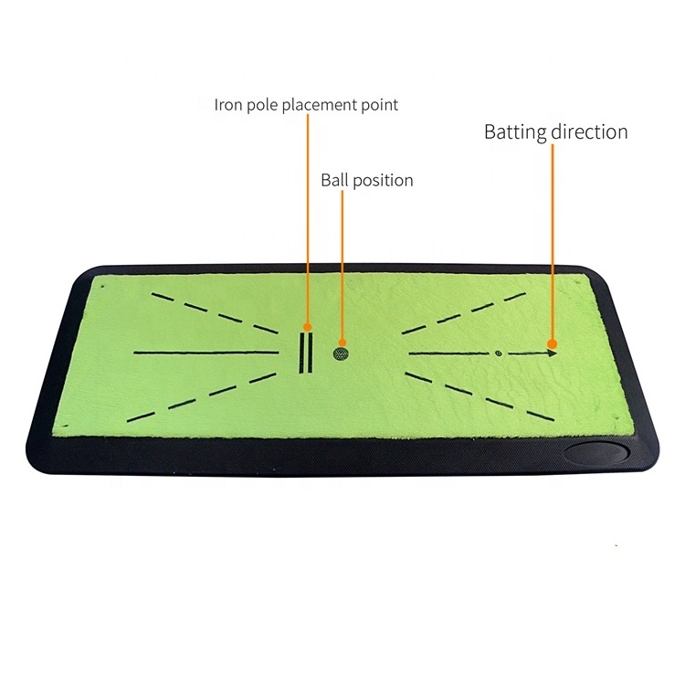 Factory Price Golf Hitting Mat Indoor Practice Golf Training Mat Custom Golf Swing Mat