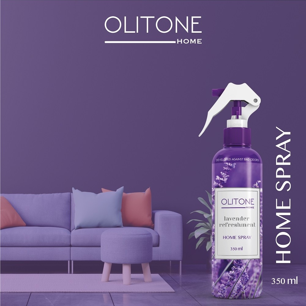 OLITONE Essential Oil Home Spray 350ml Air Freshener for Fabrics Home Office bathroom Spray Luxury Fragrance made in Turkey