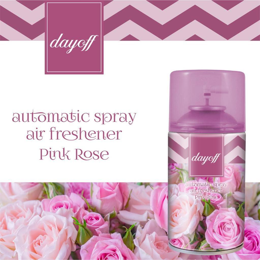 Automatic Spray Aerosol Air Freshener Refill Rose Long Lasting Perfume Eco-friendly for Room Home Office air freshener Dispenser