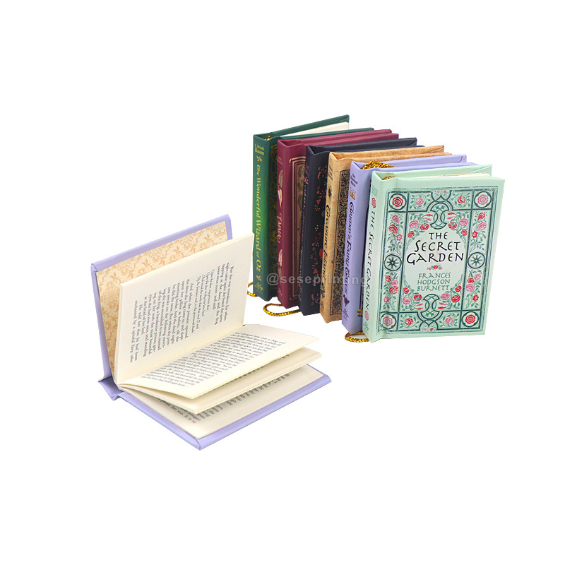 Exclusive Personalised Hardback Mini Book Custom Collection Book Set Printing Display Decorative Books