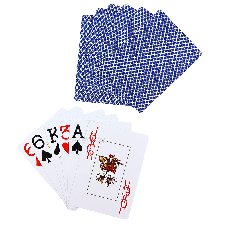 Custom Plastic Playing Cards Printing 63*88mm Card Game Waterproof Casino Gambling Poker Cards Set