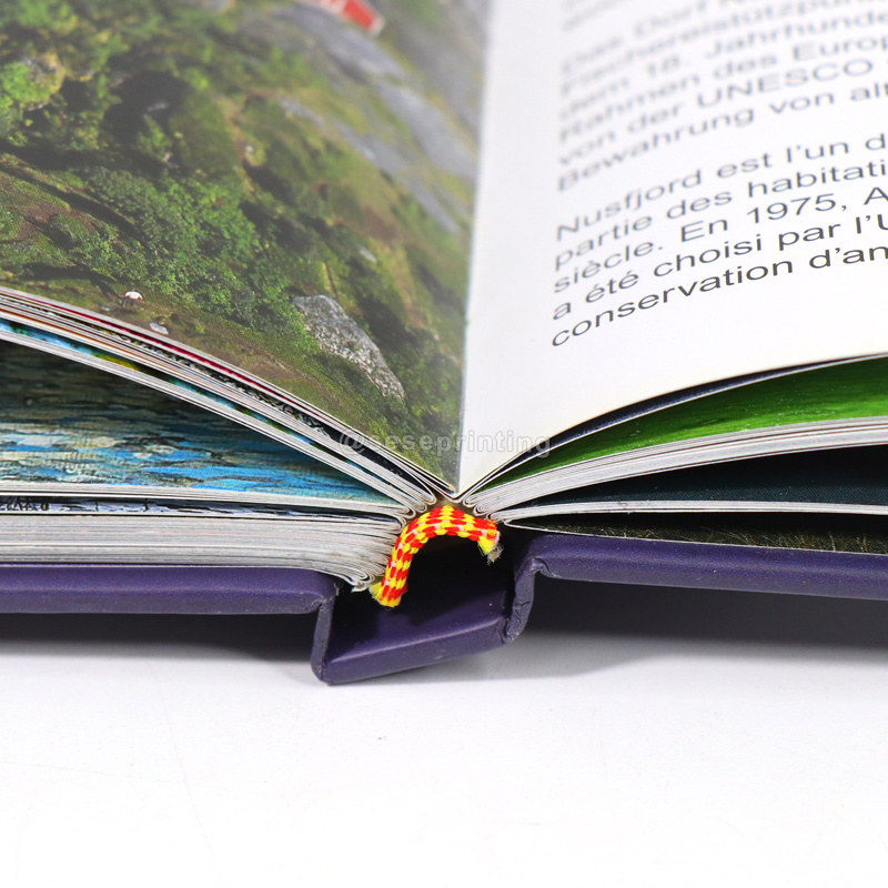 High Quality Book Printing China Full Color Custom Hardcover Guide/Travel/Tour/Recipe/Cook Book/Magazine Printing