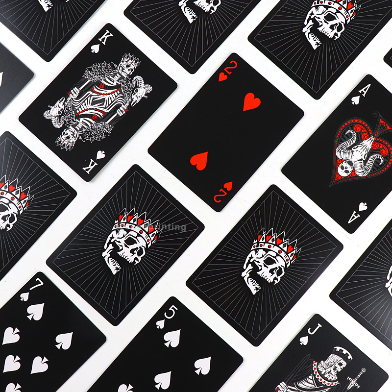 Make Your Own Black Card Deck Personalized Premium Poker Playing Card with Your Design