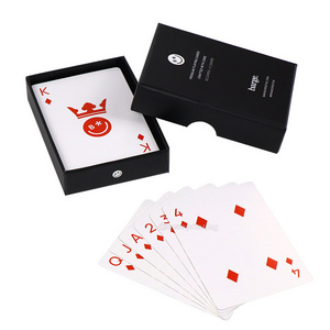 Professional Factory Custom Printing Bridge Poker Size Paper Plastic Playing Card Game Custom Poker Cards