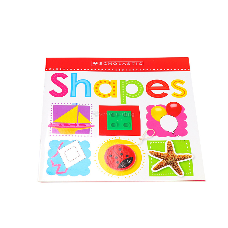 Custom Full Color Book Printing Paperback Sticker Book for Kids with Enable Reusing Stickers