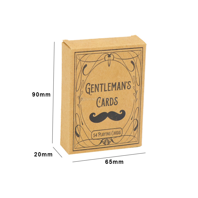 Eco-friendly Durable Classical 54 Poker Card Luxury Custom Playing Cards Printing Front And Back