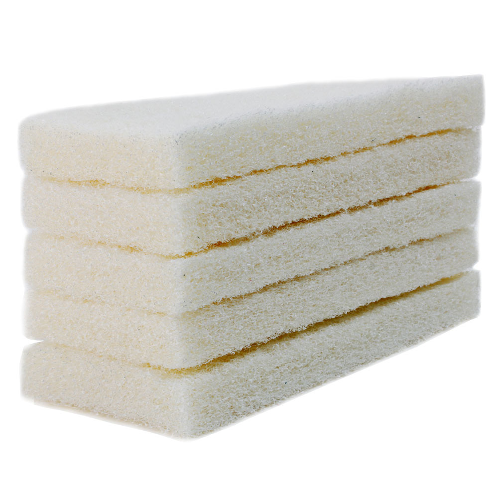 White Commercial Scrubbing pad Scouring Sponge with Super Long-Lasting  Scouring Scrub Pad