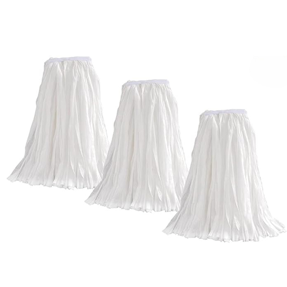 Disposable Loop End Mop Head Non-Woven Commercial Grade Replacement Mop Head Triangle Handle with Steel And Stainless Pole