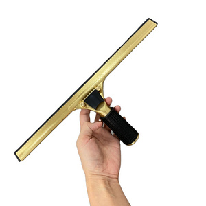 Brass Window squeegee  glass cleaning water wiper