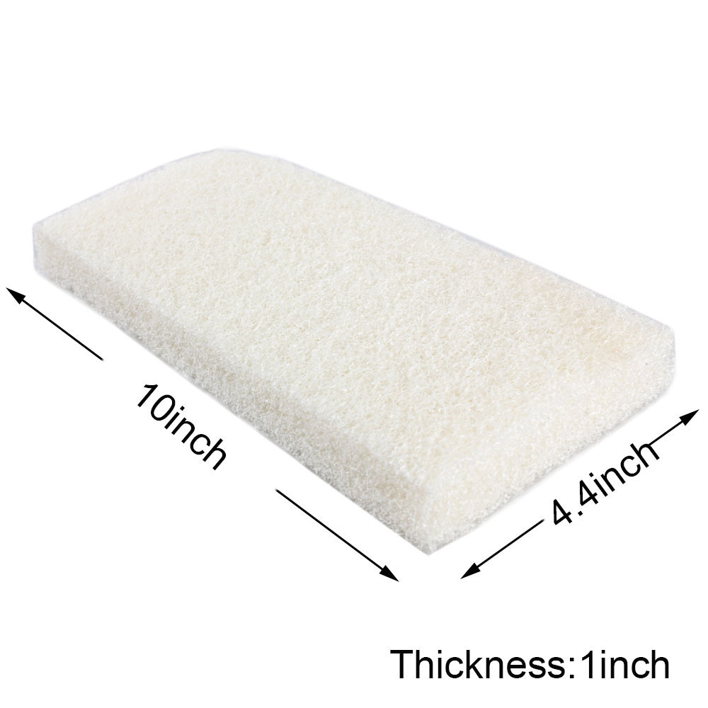 White Commercial Scrubbing pad Scouring Sponge with Super Long-Lasting  Scouring Scrub Pad