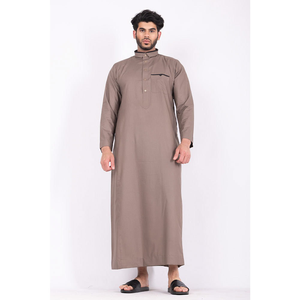 2023 New Hot Wholesale Cheap Muslim Daffah Men Thobe Abaya for adults men's | cheap price men jubbah thobe