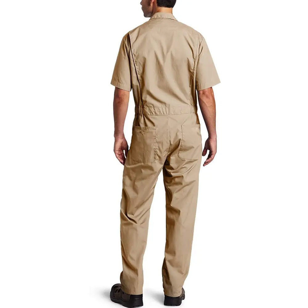 Custom Logo and Style Short Sleeve Coveralls Safety For Summer Use Cotton/Polyester Work Wear Reflective Safety Suit