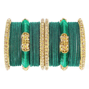 Factory Direct Supply Velvet Bangles Sets Personalize Custom Made Velvet Churiya Sets In Low Price