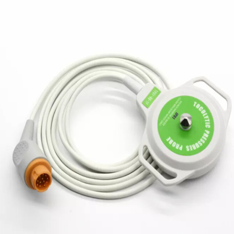 Reusable Medical Fetal TOCO Transducer Probe 12 Pin For Philips M1355A Fetal Monitor System