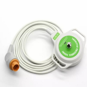 Reusable Medical Fetal TOCO Transducer Probe 12 Pin For Philips M1355A Fetal Monitor System