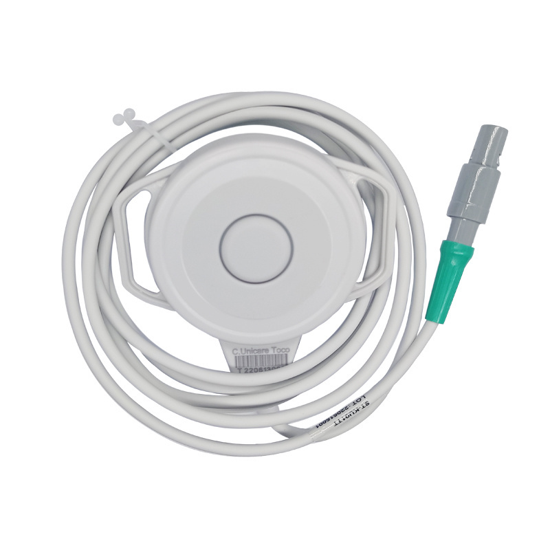 Reusable Medical Fetal CTG TOCO Transducer  5 Pin Single Notch For Unicare Fetal Monitor System