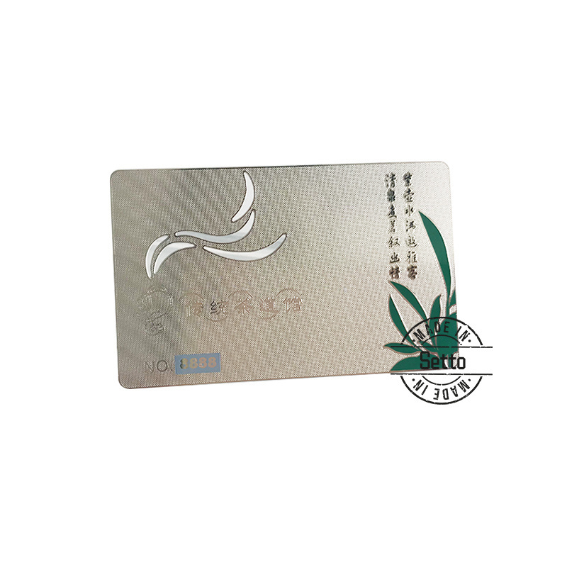 Promotional quality cheap metal stainless steel business cards