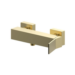 New Development Design Brass Gold Shower Mixer Single Lever handle Shower Bathroom Faucets Wall Mount