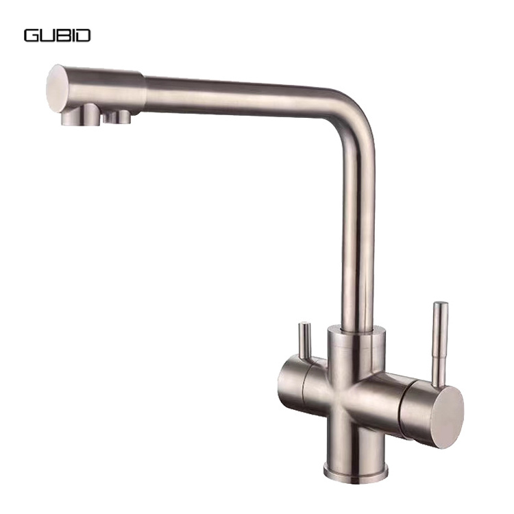 Three way Kitchen Water Taps Griferia Eco-friendly Hygiene Kitchen Taps With Filter Water RV Kitchen Sink Faucets