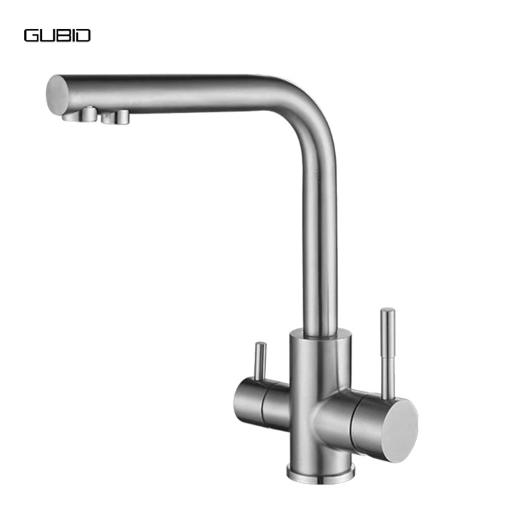 Three way Kitchen Water Taps Griferia Eco-friendly Hygiene Kitchen Taps With Filter Water RV Kitchen Sink Faucets