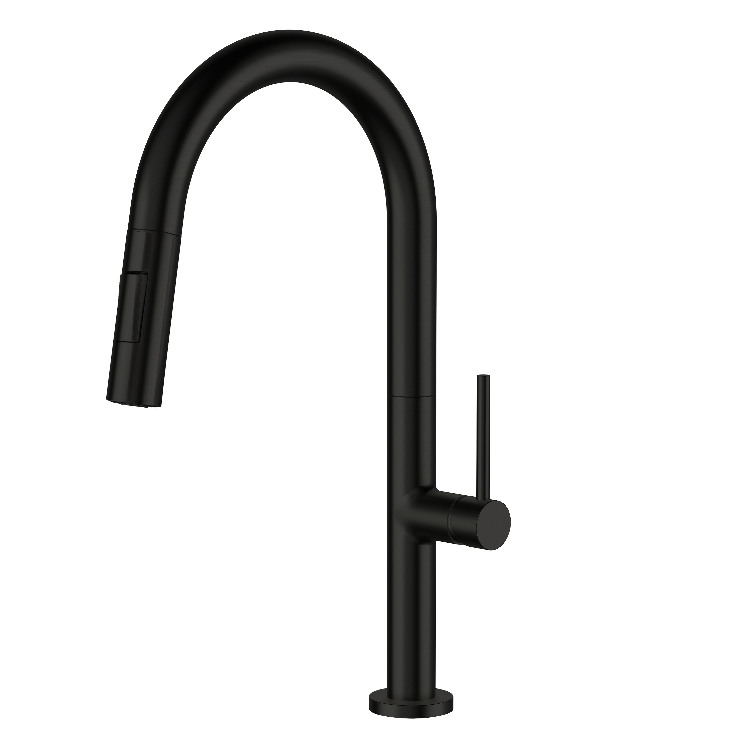 Stainless Steel 304 matte black finish high end Kitchen Water Faucet Mixer Tap pull out kitchen faucet