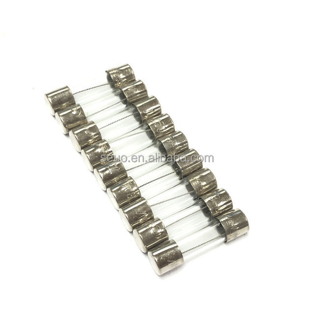 5 * 20 slow break T slow blow glass fuse tube T0.5/1/1.5/2/3.15/4/5/6/7/8/10A 250V