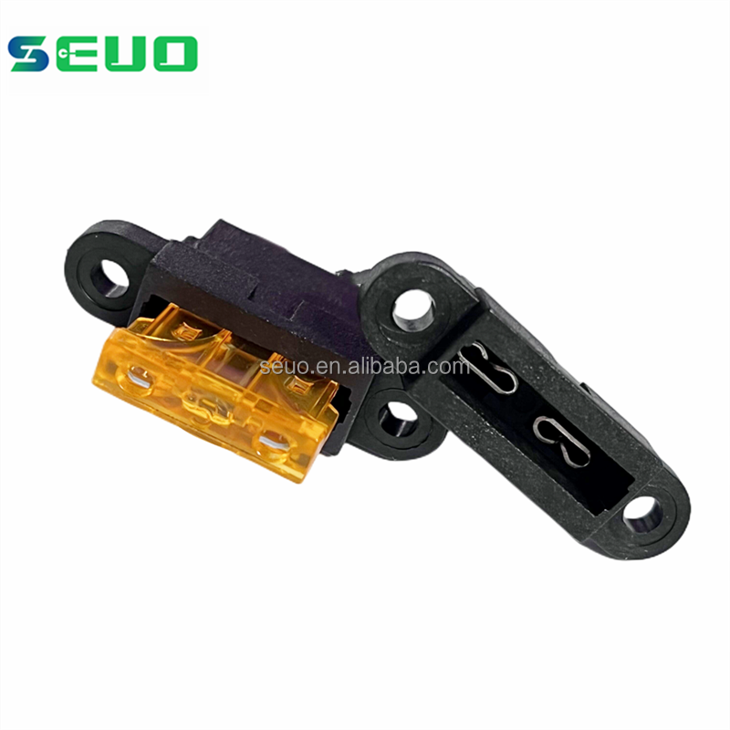 Medium size car plug-in fuse box ear socket 32V with cover PCB circuit board installation 1-40A universal