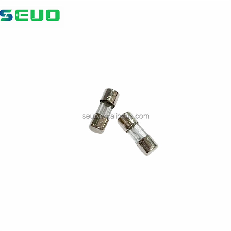 3.6 * 10 single glass fuse tube 125V quick break F0.5A/1A/2.5A/3A/5A/8A/10A