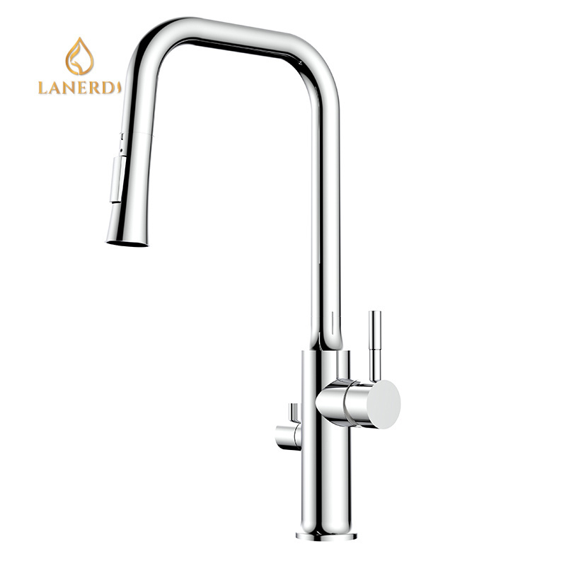 Stainless steel  Automatic Dishwasher Kitchen Faucet