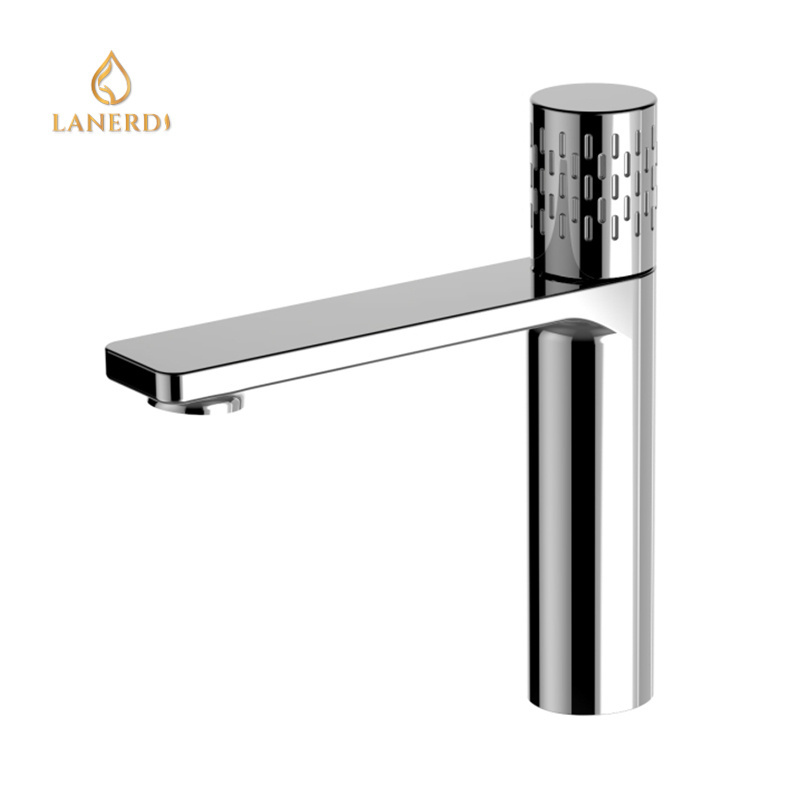 Kaiping Sanitary Ware Manufacturer Pattern Type  Brass Pillar Cock Basin Mixer Faucet Of Water Turbo Tap Faucet