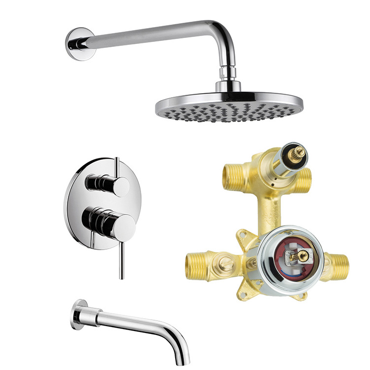 UPC SPA Faucet Shower Set With Brass Body Jet And Tub Faucet