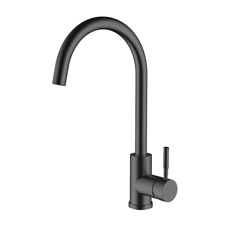 China Industrial Style New Models  Sanitary Ware Gun Black Kitchen Sinks Stainless Steel Solid Faucet Tap Taps Part De Griferia