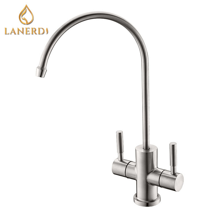 Ro Water Filter Brass Chrome  With Filter 3 In 1 Kitchen Faucet Manufacturers In China