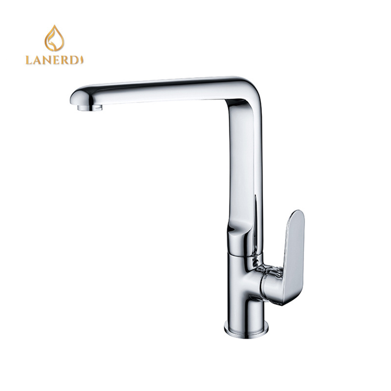 China yiwu trailer factory top 10 farmhouse modern chrome copper double handle bar swivel kitchen sink mixer tap faucets robinet