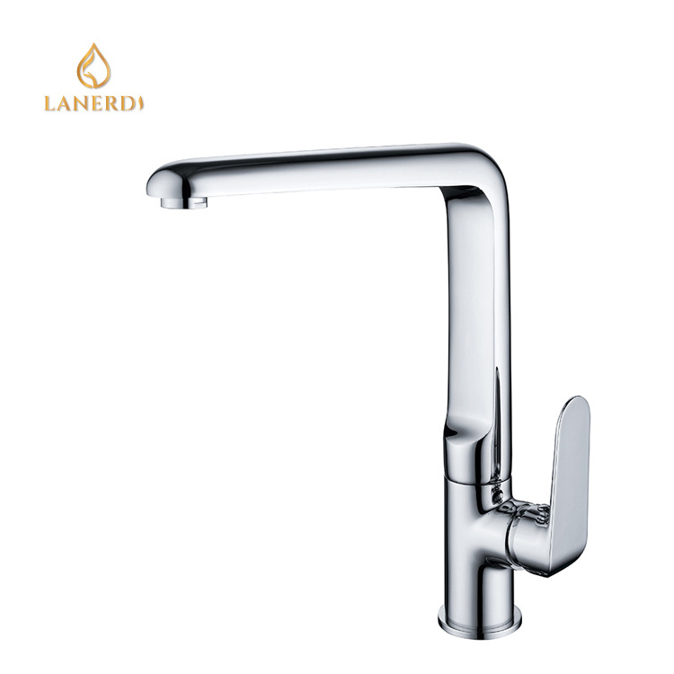 China yiwu trailer factory top 10 farmhouse modern chrome copper double handle bar swivel kitchen sink mixer tap faucets robinet