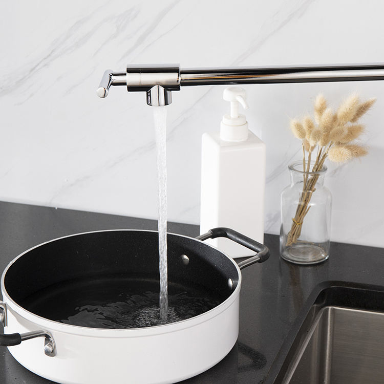 wall mount pot filler over stove kitchen faucet