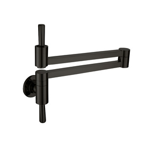 kaiping wall mounted matt black pot filler water kitchen faucets tap manufacturer llenador de ollas