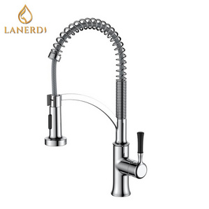 UPC cUPC Brand High Quality Kaiping Single Hole Brass kitchen tap faucet with pull down sprayer grifos de cocina robinet chef