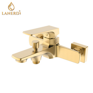 Modern golden hot and cold bath & shower shower faucet cover with good quality