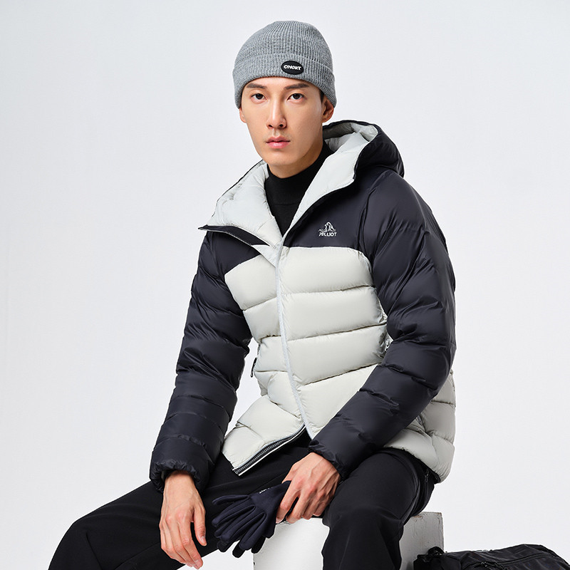 Pelliot Goose Down Jacket New Arrival Fashion High Quality Eco-friendly Winter Coats Short Adults for Men Puffer Parka White