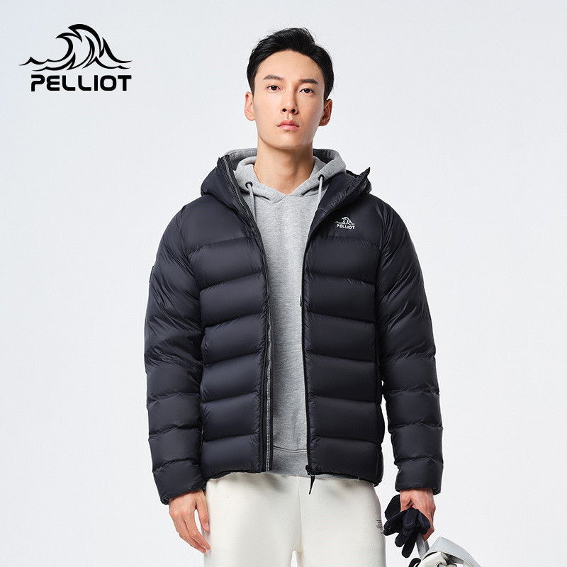 Pelliot Goose Down Jacket New Arrival Fashion High Quality Eco-friendly Winter Coats Short Adults for Men Puffer Parka White